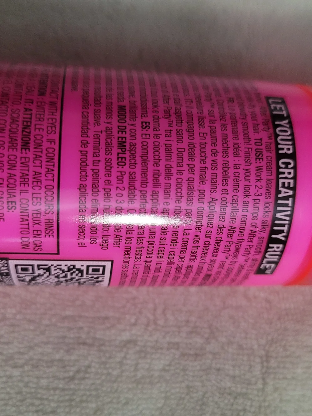 Bed Head After Party Super Smoothing Cream - New